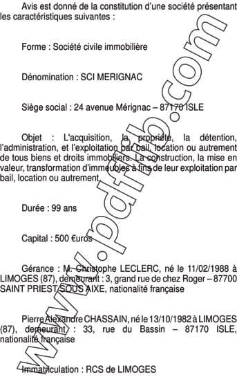 Contenu publication
