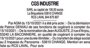 Contenu publication