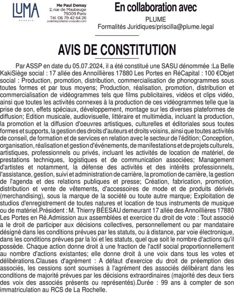Contenu publication